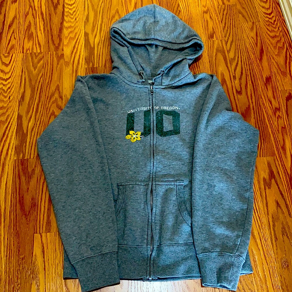 University of Oregon zip up hoodie